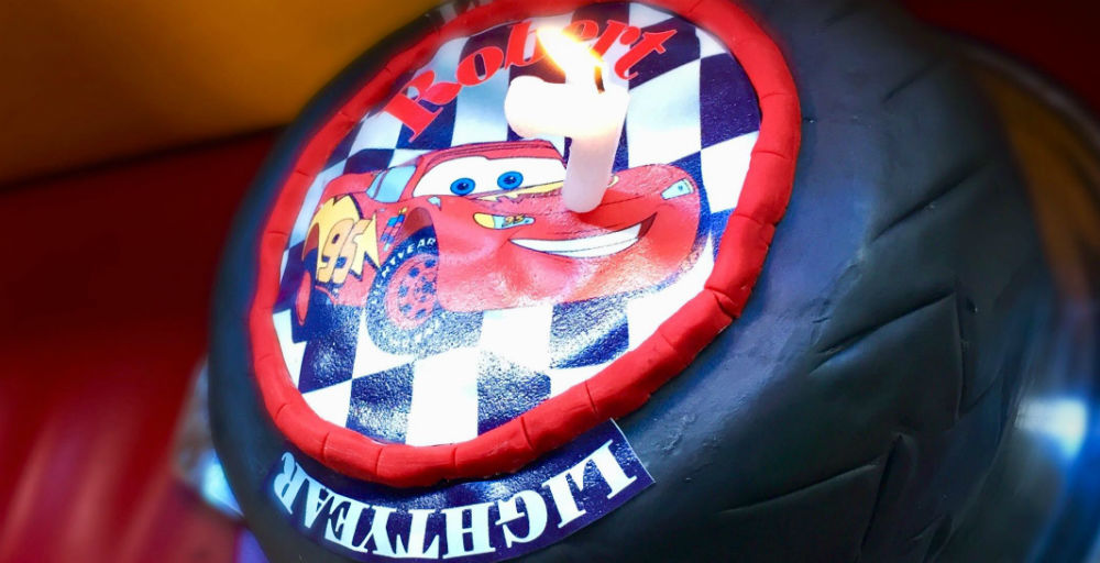 Lightning McQueen Birthday Cake