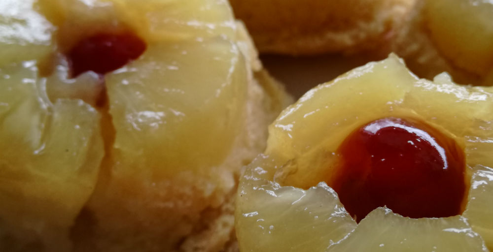 Mini Pineapple Upside Down Puds