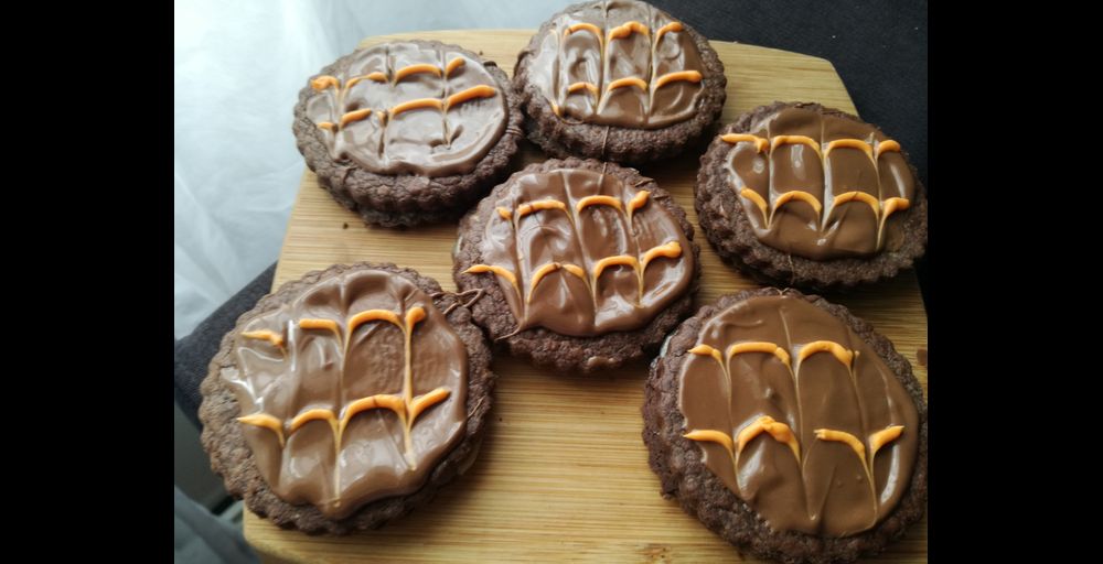 Chocolate Orange Empire Biscuits