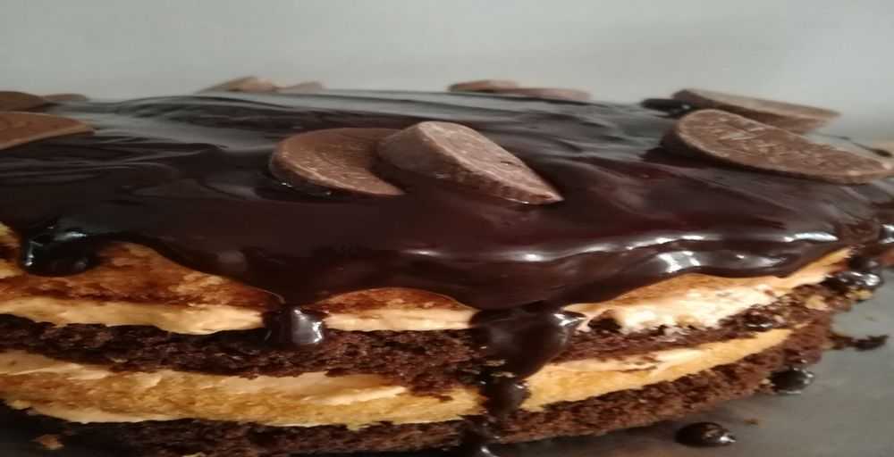 Chocolate Orange Chequerboard Cake