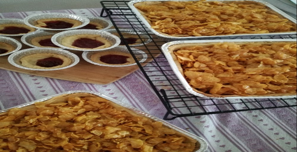 Cornflake Tarts and Jam Tarts