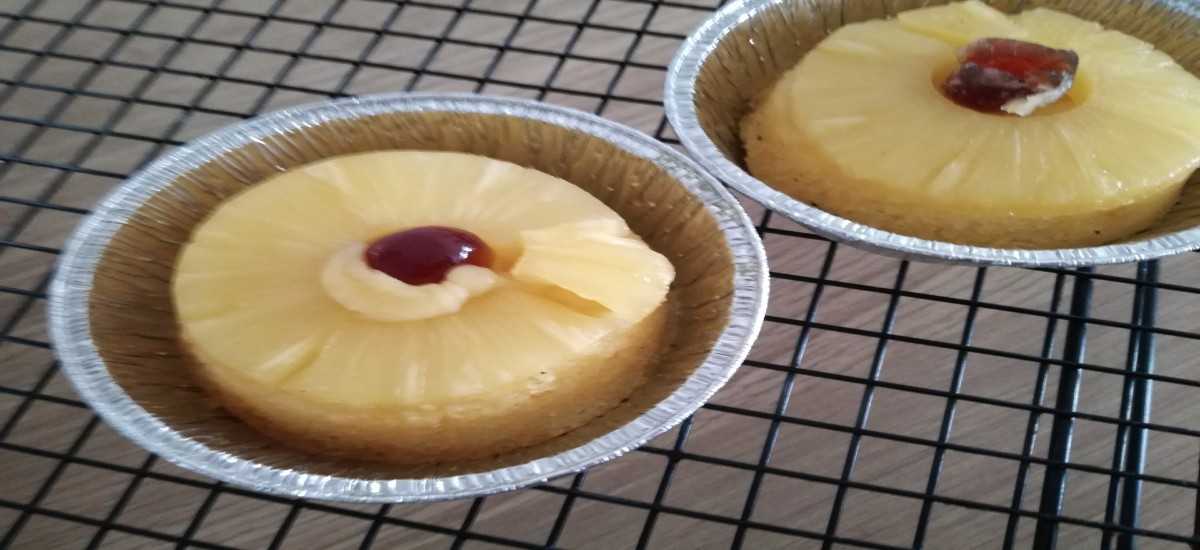 Gluten Free Pineapple Upside Down Puddings