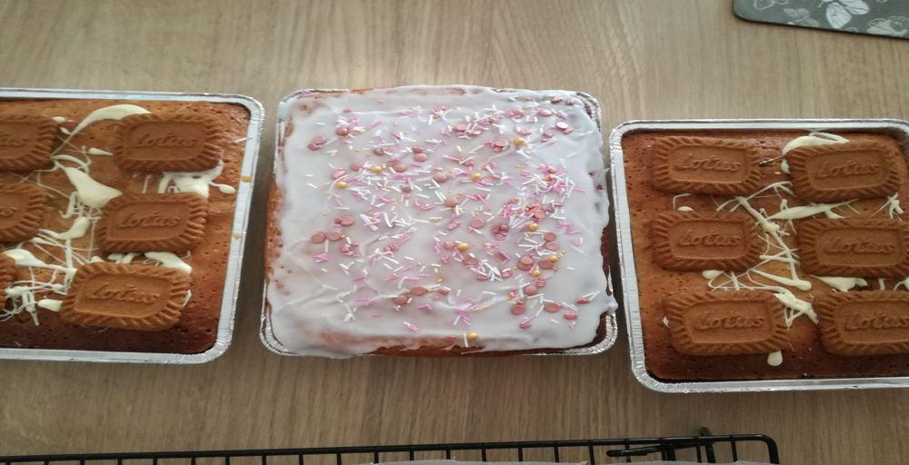 Biscoff and Sprinkles Traybakes