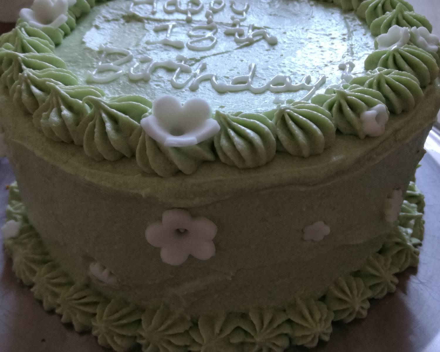 Minimalist Vegan Birhtday Cake