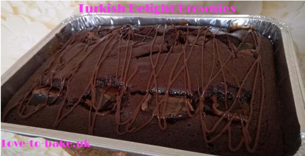 Turkish Delight Brownies